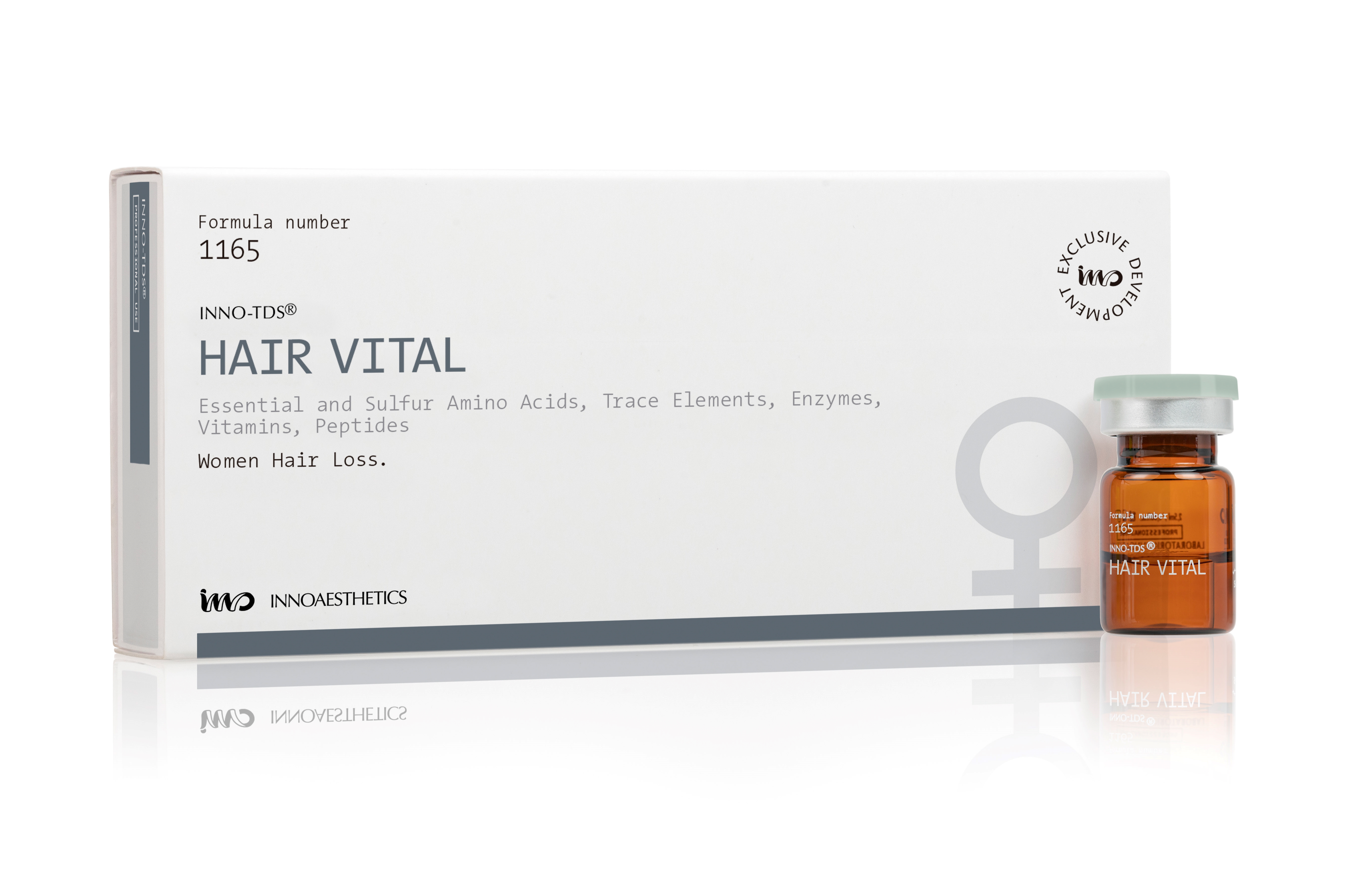 INNO TDS Hair Vital: Effektive Behandlung für weibliche Alopezie, 4 x 2,5ml (T07 05 25)