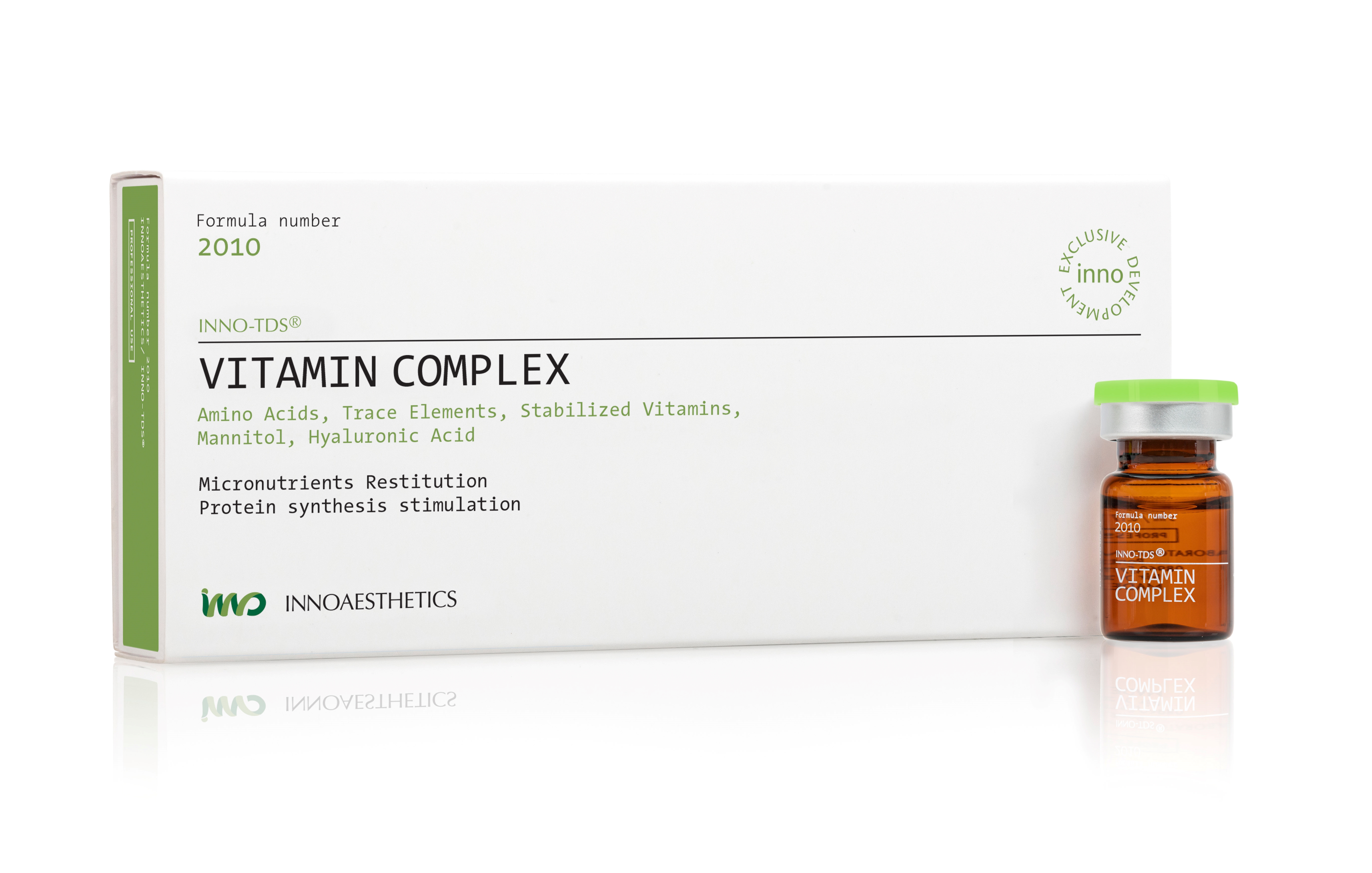 INNO TDS Vitamin Complex: Revolutionäre Mikronährstoff-Restitution für Haut und Haar -4 * 5ml (V04 10 26)