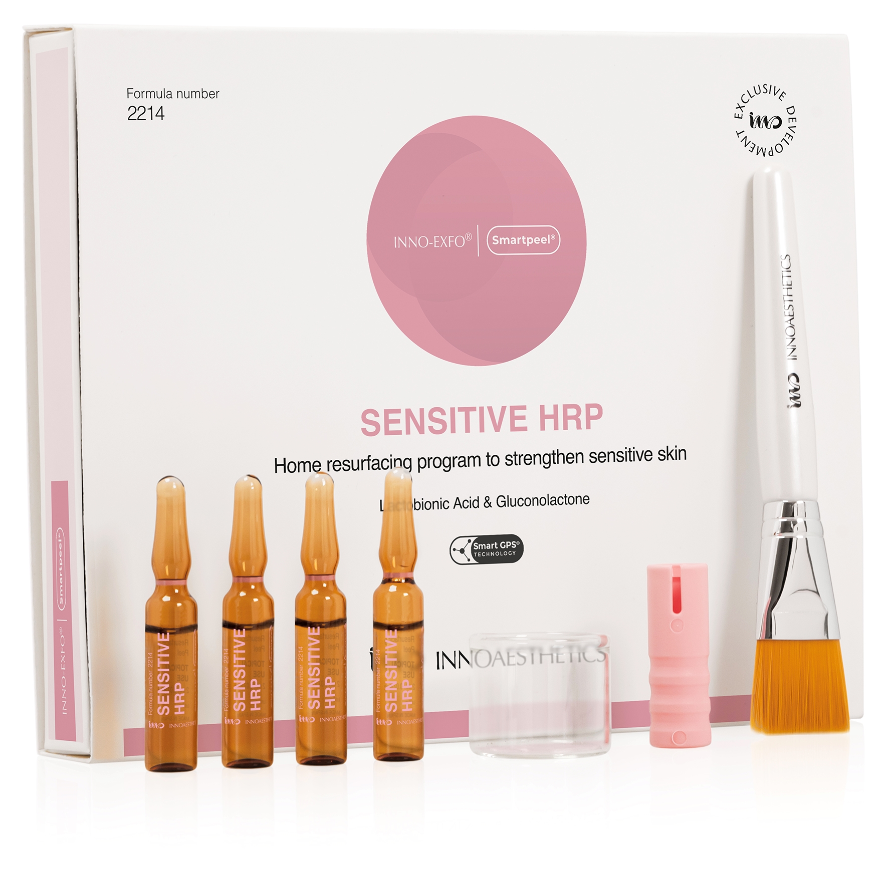 INNO Exfo Sensitive Peel HRP: Sanftes Auffrischungsprogramm für empfindliche und hyperreaktive Haut, 4*2 ml INNO Exfo Sensitive Peel HRP: Sanftes Auffrischungsprogramm für empfindliche und hyperreaktive Haut, 4*2 ml