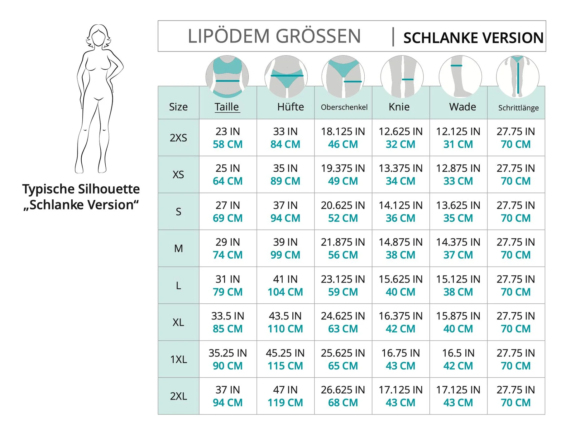 Marena Recovery LGLFM Lipödemmieder mit Fußbedeckung