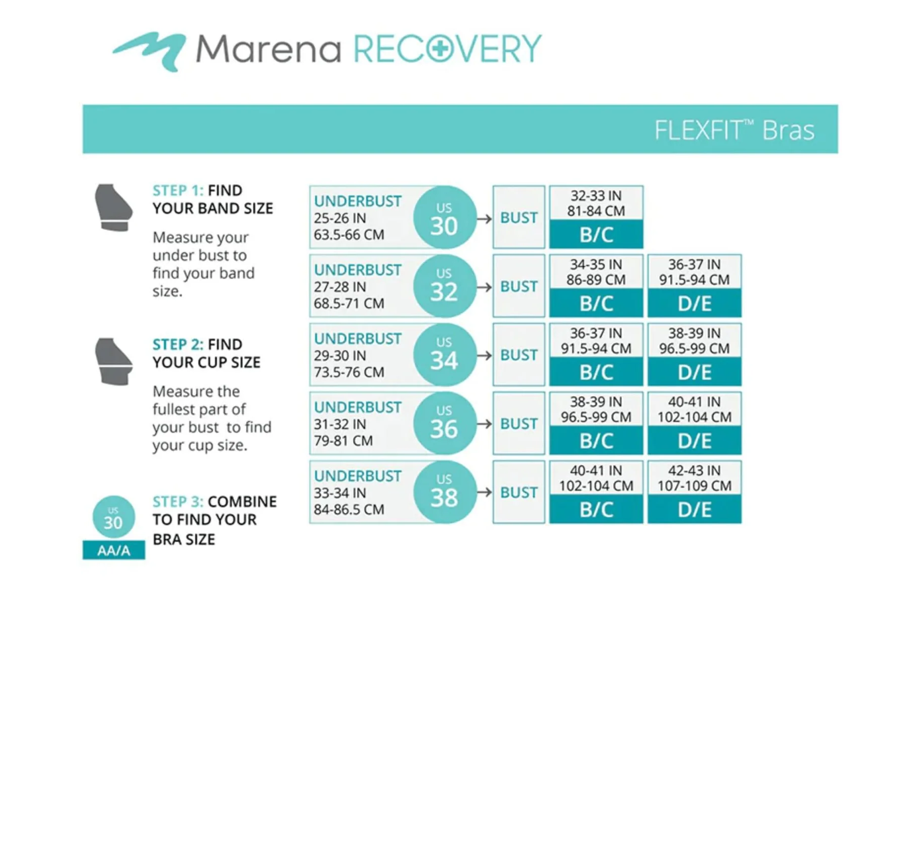 Marena Recovery B09Z Kompressions BH