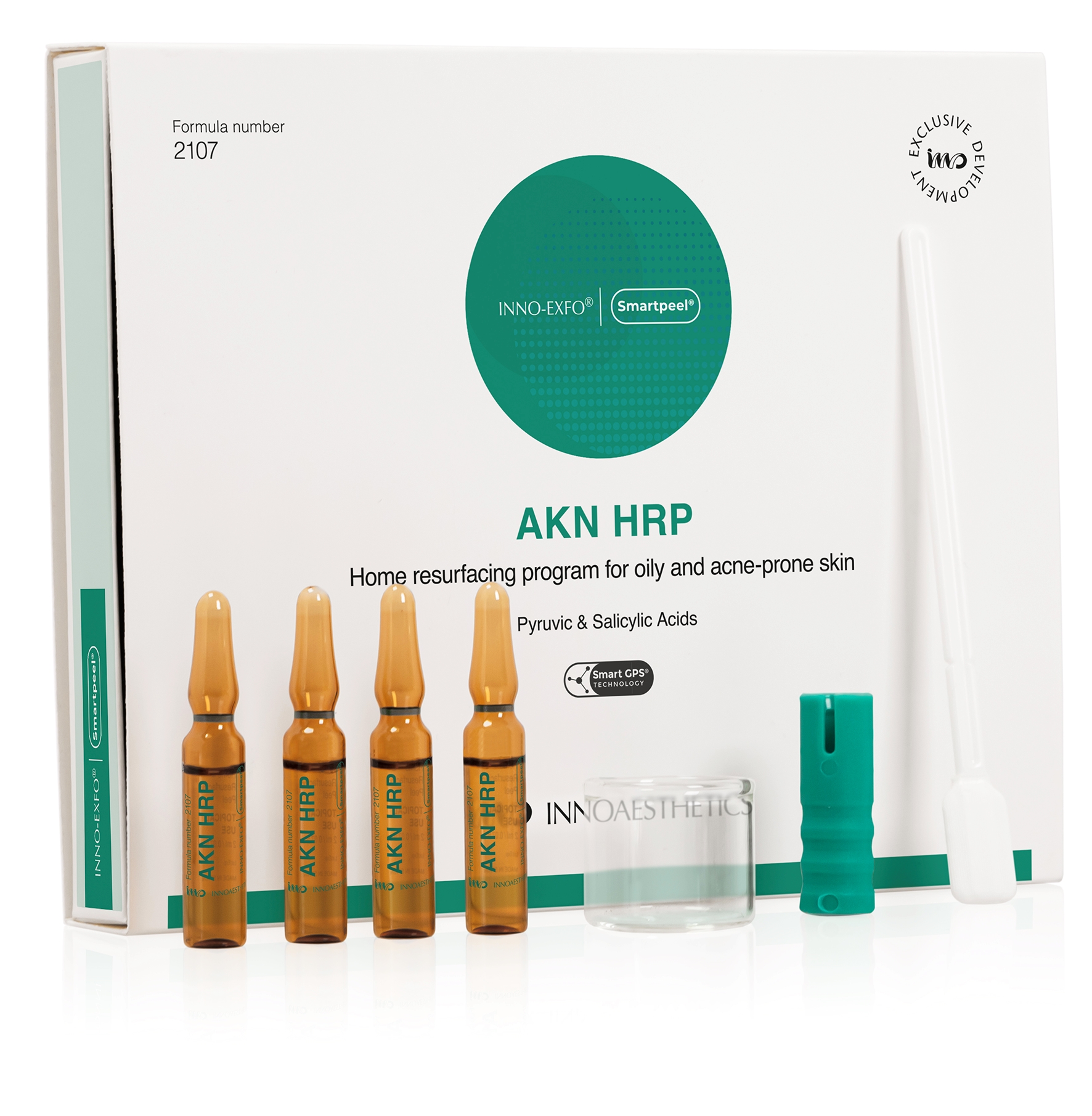 INNO Exfo AKN Peel HRP: Revolutionäre Lösung für zu Akne neigende Haut, 4*2 ml INNO Exfo AKN Peel HRP: Revolutionäre Lösung für zu Akne neigende Haut, 4*2 ml